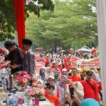 Ribuan Pelajar Semarakan Pawai HUT ke-80 RI di Merangin