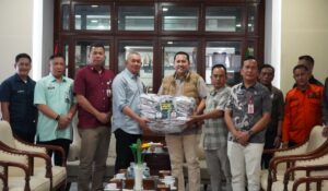 Antar Bantuan Ke Medan, Sekda Sumut : Bupati H M Syukur Penyemangat Kami