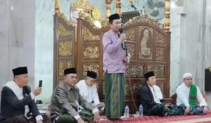 Wakili Bupati, Kadis Kominfo Merangin Sambut Tim Safari Ramadan MUI Provinsi Jambi di Masjid Raya